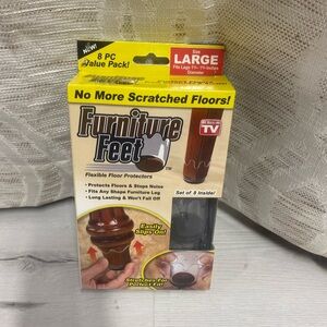 Furniture Leg Floor Protectors - Clear